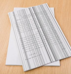 printing Vertical Line on paper